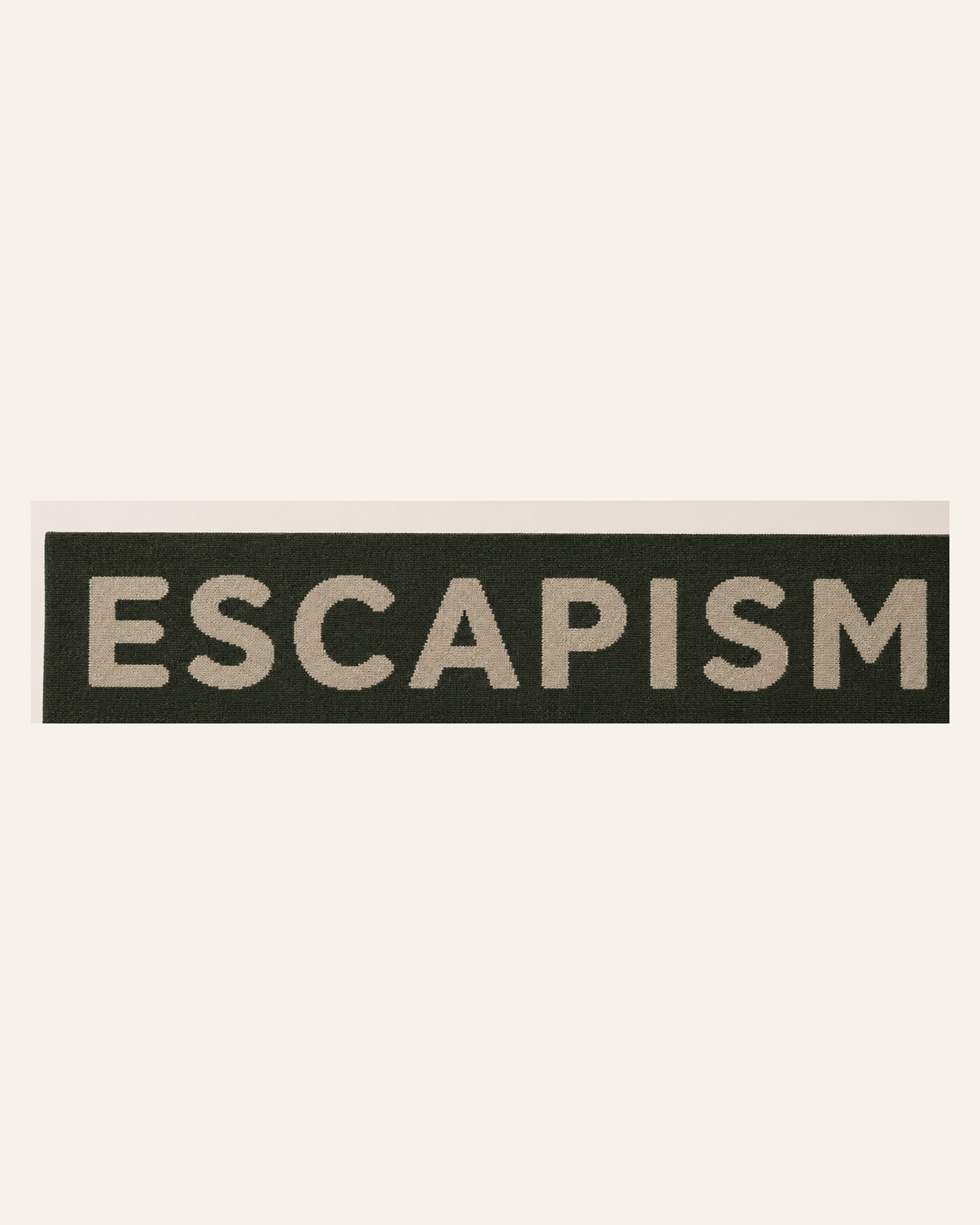 LOGO ESCAPISM SCARF