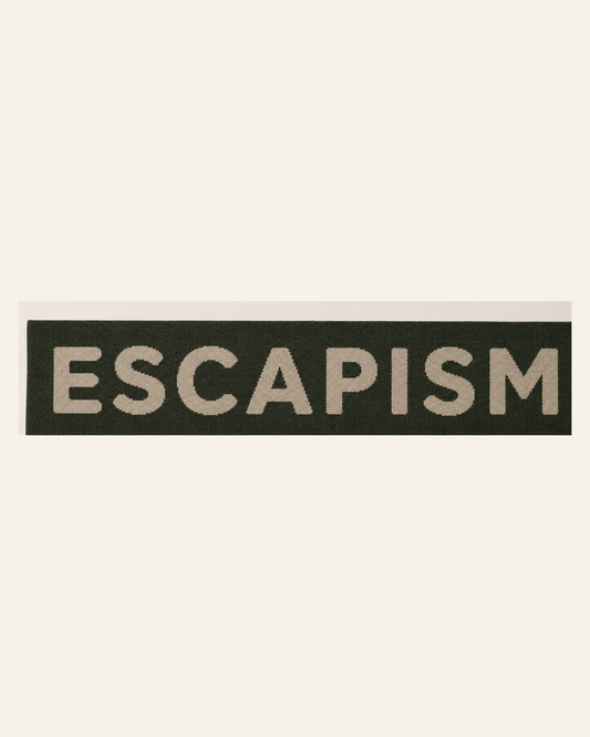 LOGO ESCAPISM SCARF