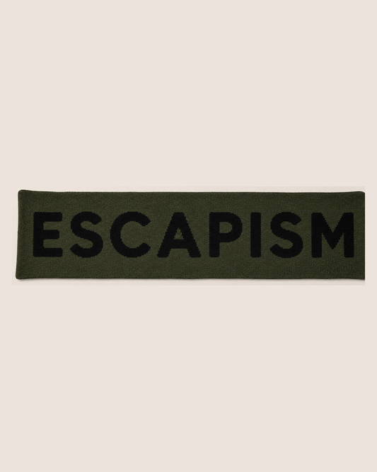 LOGO ESCAPISM SCARF