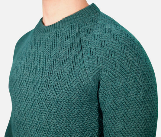 CREWNECK STRUTURED SLEEVE RAGLAN ESCAPISM