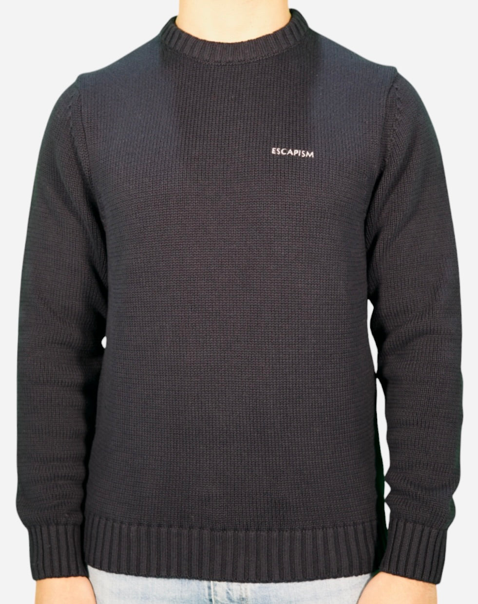 EMBROIDERED ESCAPISM CREWNECK