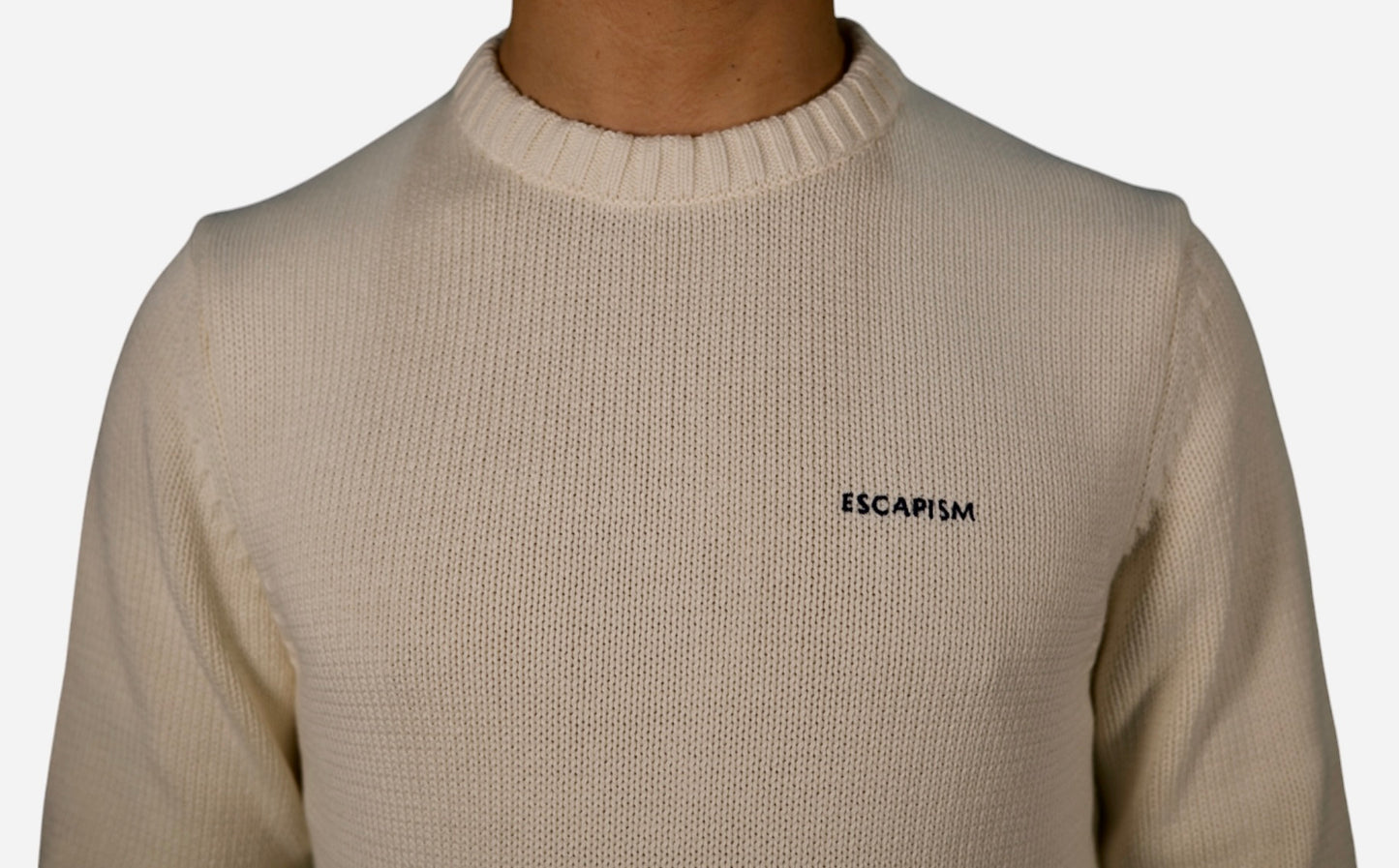 EMBROIDERED ESCAPISM CREWNECK