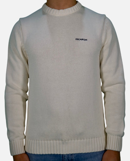 EMBROIDERED ESCAPISM CREWNECK